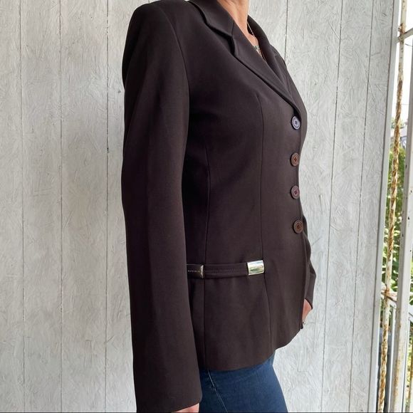 VERTIGO brown blazer 🇫🇷 - Picture 3 of 12
